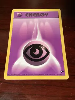 Psychic Energy 131/132 Gym Challenge Vintage Pokemon - Image 1