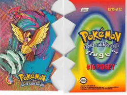 Pidgey #158 - Topps Trading Cards Series 2 Pokemon MP - Image 3