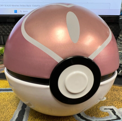 Pokemon Love Ball Tin - EMPTY - NO COIN - NO PACKS - DENTED - Image 1