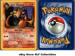 2000 Pokemon, Team Rocket, #21/82 Dark Charizard, Rare - Image 1