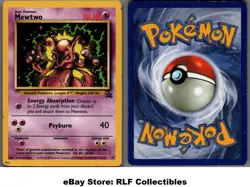 1999 Pokemon, WoTC Promos, #14 Mewtwo, Black Star Promo - Image 1