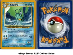 2001 Pokemon, Neo Revelation, #19/64 Kingdra, Rare (b) - Image 1