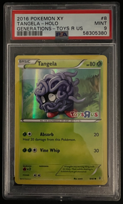 2016 Pokemon XY Generations 8 Tangela-Holo Toys R US - MINT 9 - Image 1