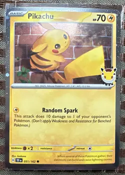 Pikachu 051 /162 Stamped 2026 Pokemon Day 30 Promo TCG 🔥 - Image 1