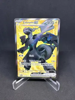 Zekrom ex 158/086 Full Art Double StarUltra Rare S&V Black Bolt Pokemon TCG - Image 1