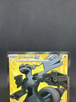 Zekrom ex 158/086 Full Art Double StarUltra Rare S&V Black Bolt Pokemon TCG - Image 3