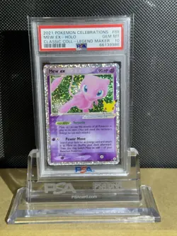 2021 Pokemon Celebrations 88/92 MEW EX-HOLO CLASSIC COLLECTION PSA 10 - Image 1