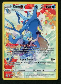 Pokemon Kingdra TG03/TG30 Swsh10: Astral Radiance Trainer Gallery Holo NM - Image 1