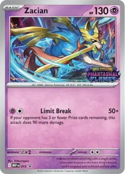 Zacian (Prerelease, #015) - Holofoil ME - Mega Evolution Promos NM Pokemon - Image 1