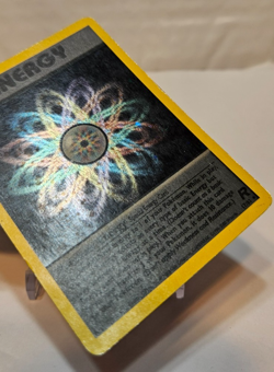 Rainbow Energy 17/82 Holo Rare SWIRL Unlimited Team Rocket Pokemon 1254 - Image 5