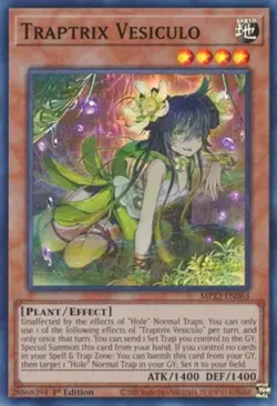 Traptrix Vesiculo - MP22-EN063 - Super Rare - 1st Edition - Lightly Played - Image 1