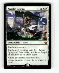 Angelic Destiny 565 NM Normal M MTG Magic Foundations - Image 1