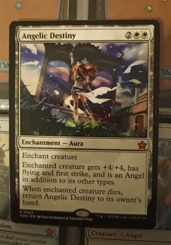 MTG Angelic Destiny - Magic the Gathering Foundations - NM - Fast Despatch - Image 1
