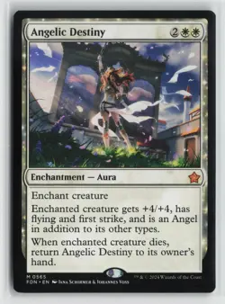 Angelic Destiny 0565 Foundations FDN MTG Magic - Image 1