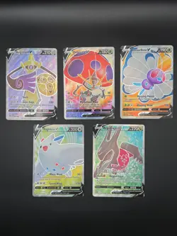 Pokemon lot of 5 Pokemon V full art cards from various sets - Image 1