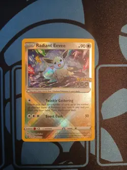 Radiant Eevee SWSH230 SWSH: Sword & Shield Promo Cards Holo📷👀‼(.)(.) - Image 1