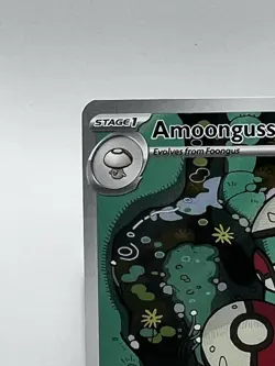 Pokemon TCG Amoonguss 096/086 BLK EN Rare Full Art Grass Card 2025 - Image 2