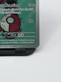 Pokemon TCG Amoonguss 096/086 BLK EN Rare Full Art Grass Card 2025 - Image 4