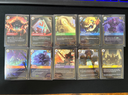 2025 League Of Legends Riftbound 10 Card Rare Foil Lot - Image 1