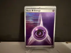Basic Psychic Energy 021 2025 Pokemon S&V Black Bolt White Flare Holo Card NM+ - Image 1