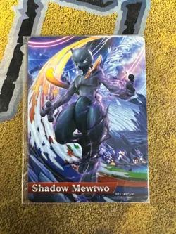 Pokemon SEALED Shadow Mewtwo 001-AC-COE Pokken Tournament Amiibo Card!! - Image 1