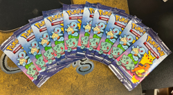 Pokemon Lot of 10x McDonald's 25th Anniversary 2021 4-Card Promo Packs!! - Image 1