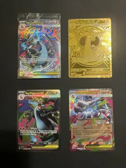 🔥Pokemon TCG GOLD Mega Charizard X EX 130/094 WITH PROMO CARD🔥 - Image 1