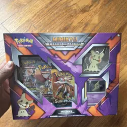 Pokemon TCG Mimikyu Sidekick Collection Box Promo Card Booster Packs - Image 1