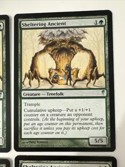 Sheltering Ancient X4 Cold Snap Ex Condition See Pic Front Back - Image 3