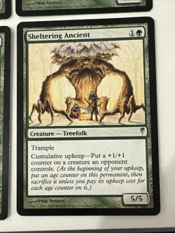 Sheltering Ancient X4 Cold Snap Ex Condition See Pic Front Back - Image 4