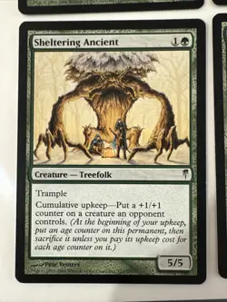 Sheltering Ancient X4 Cold Snap Ex Condition See Pic Front Back - Image 5