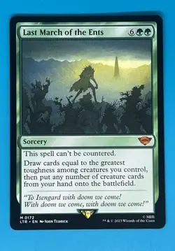 Mtg Lord Of The Rings Last March of the Ents Regular - Image 1