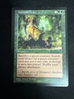 Magic The Gathering Visions Natural Order MTG TCG CCG LP - Image 3