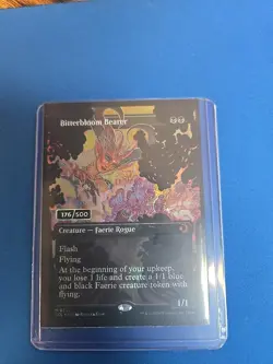 Bitterbloom Bearer SERIALIZED FOIL 176/500 Lorwyn Eclipsed - Image 4