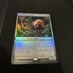 Badgermole Cub - MAGIC THE GATHERING - #167 - (FOIL) - Near Mint - Image 1