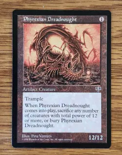 MTG Phyrexian Dreadnought Mirage Magic the Gathering, NM Condition - Image 3