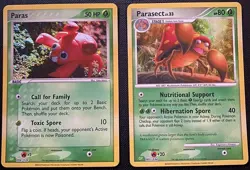 Paras CLV 004/034 & Parasect CLV 005/034 Holo Pokemon TCG Classic Collection - Image 1