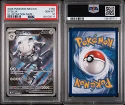 2025 POKEMON MEG EN-MEGA EVOLUTION ILLUSTRATION RARE #150 STEELIX PSA 10 💎 - Image 3