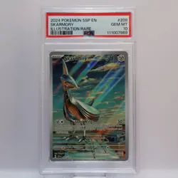Pokemon TCG - Skarmory 209/191 Surging Sparks Illustration Rare - PSA 10 GEM MT - Image 2