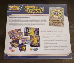 2 FREE PACK & Pokemon TCG Scarlet & Violet Surging Sparks Sealed ETB - Image 2