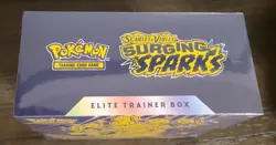 2 FREE PACK & Pokemon TCG Scarlet & Violet Surging Sparks Sealed ETB - Image 3