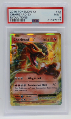 2016 Pokemon XY Evolutions #12 - PSA Mint 9 - CHARIZARD EX - - Image 1