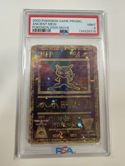 2000 POKEMON GAME MOVIE POKEMON 2000 MOVIE ANCIENT MEW PSA 9 MINT (C) - Image 1