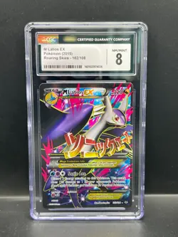 Pokemon CGC 8 NM/Mint M Latios EX 102/108 Roaring Skies FA Holofoil 2015 S#4036 - Image 1