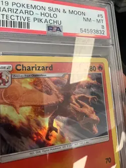 Pokemon PSA 8 NM-MT Charizard 5/18 Detective Pikachu Holofoil 2019 S#3832 - Image 3