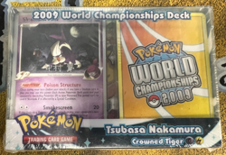 Pokemon SEALED Tsubasa Nakamura Crowned Tiger 2009 World Championship Deck - Image 1