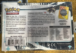 Pokemon SEALED Tsubasa Nakamura Crowned Tiger 2009 World Championship Deck - Image 2