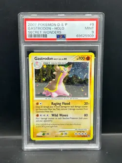 Pokemon PSA 9 MINT Gastrodon 9/132 Secret Wonders Holofoil 2007 S#5909 - Image 1