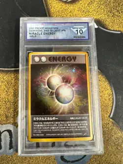 Pokemon DSG 10 GEM MINT JAPANESE Miracle Energy Rare Holofoil 2001 S#5186 - Image 1