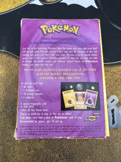 Pokemon OPENED Base Set Zap! Theme Deck! - Lighting Psychic WOTC 1999 - GREAT - Image 3